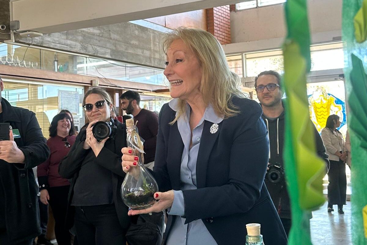 Un viaje por la ternura y las ganas de aprender: Carolina Cosse visitó UTU del Sauce