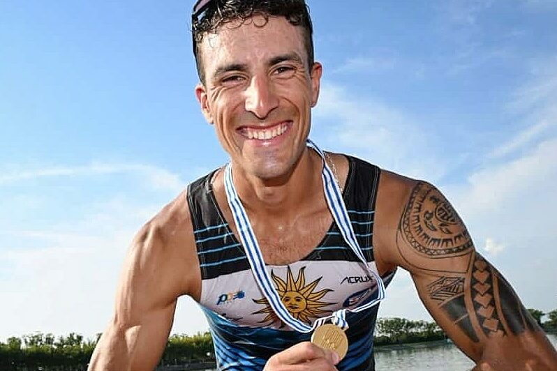 Medalla de Oro para el remero uruguayo, egresado de UTU, Felipe Klüver