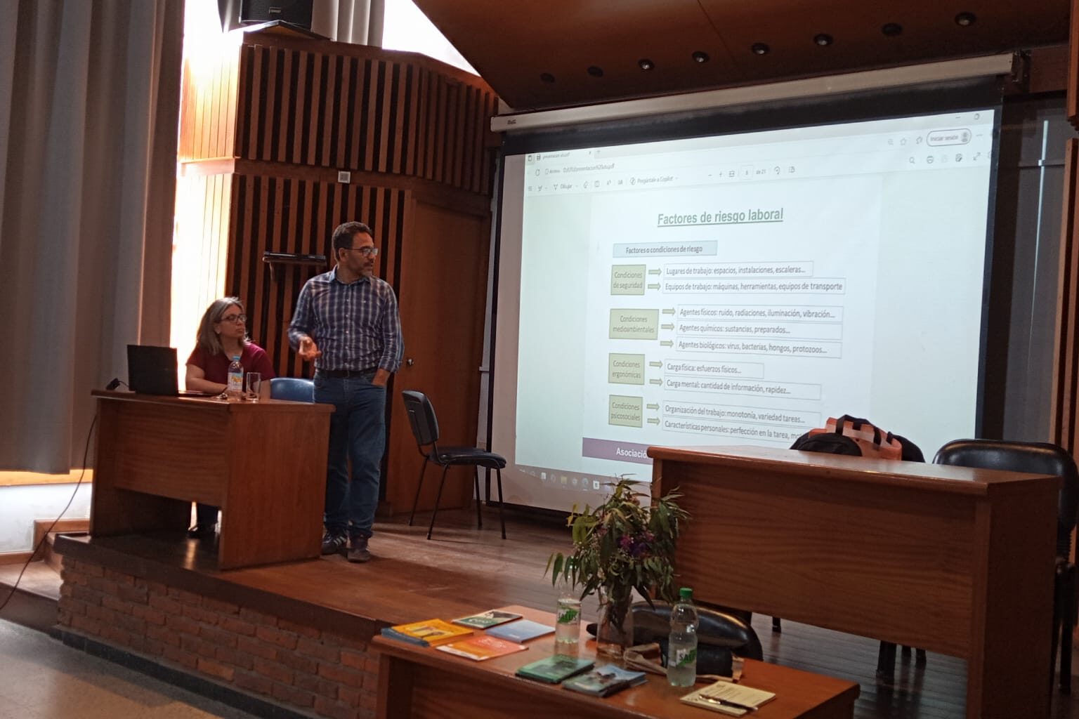 En una jornada de conocimiento y experiencia se realizó el taller «Condiciones Generales de trabajo y seguridad laboral»