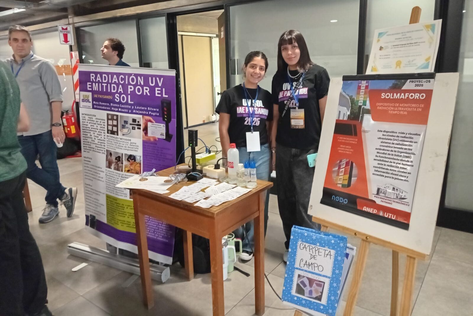 Estudiantes de Paysandú desarrollaron un innovador proyecto en detección de radiación solar