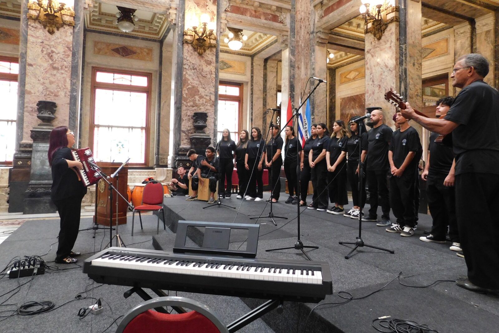UTU presente en «Coros en el Palacio» en el centenario del Palacio Legislativo