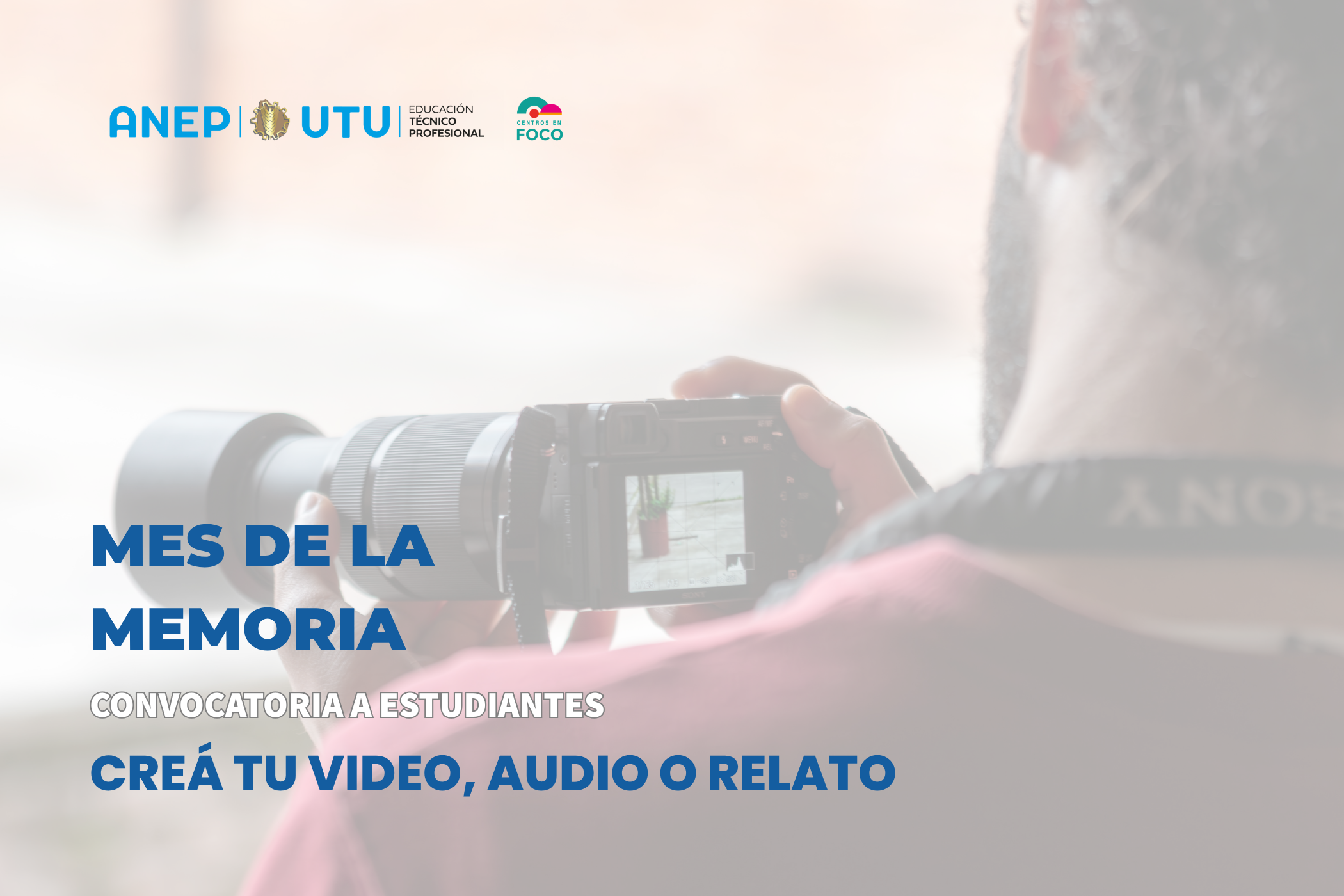 UTU invita a estudiantes a crear videos, audios o relatos por el Mes de la Memoria
