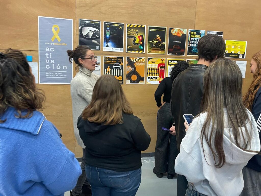 Concientizar con educación: estudiantes del Polo Educativo Tecnológico LATU desarrollaron propuestas sobre seguridad vial en Mayo Amarillo