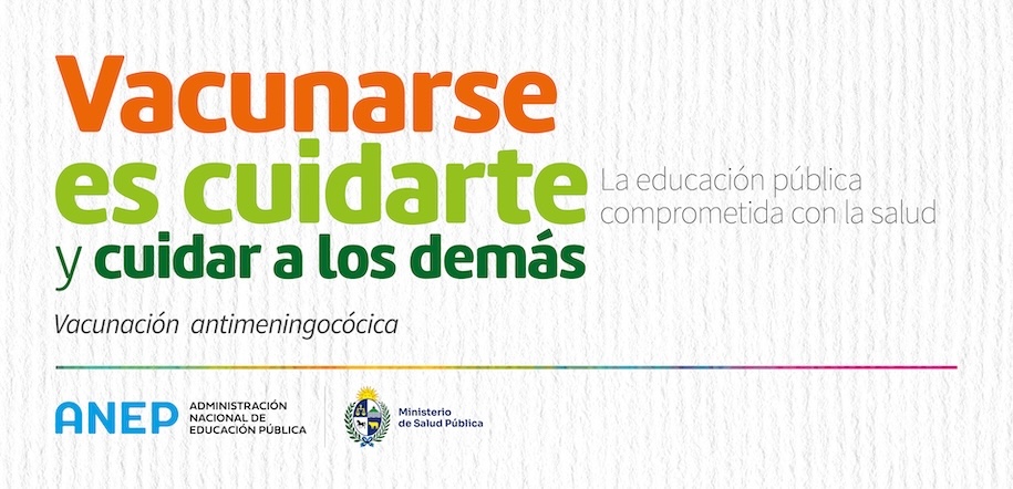 ANEP y UTU apoyan campaña de Vacunación Antimeningocócica