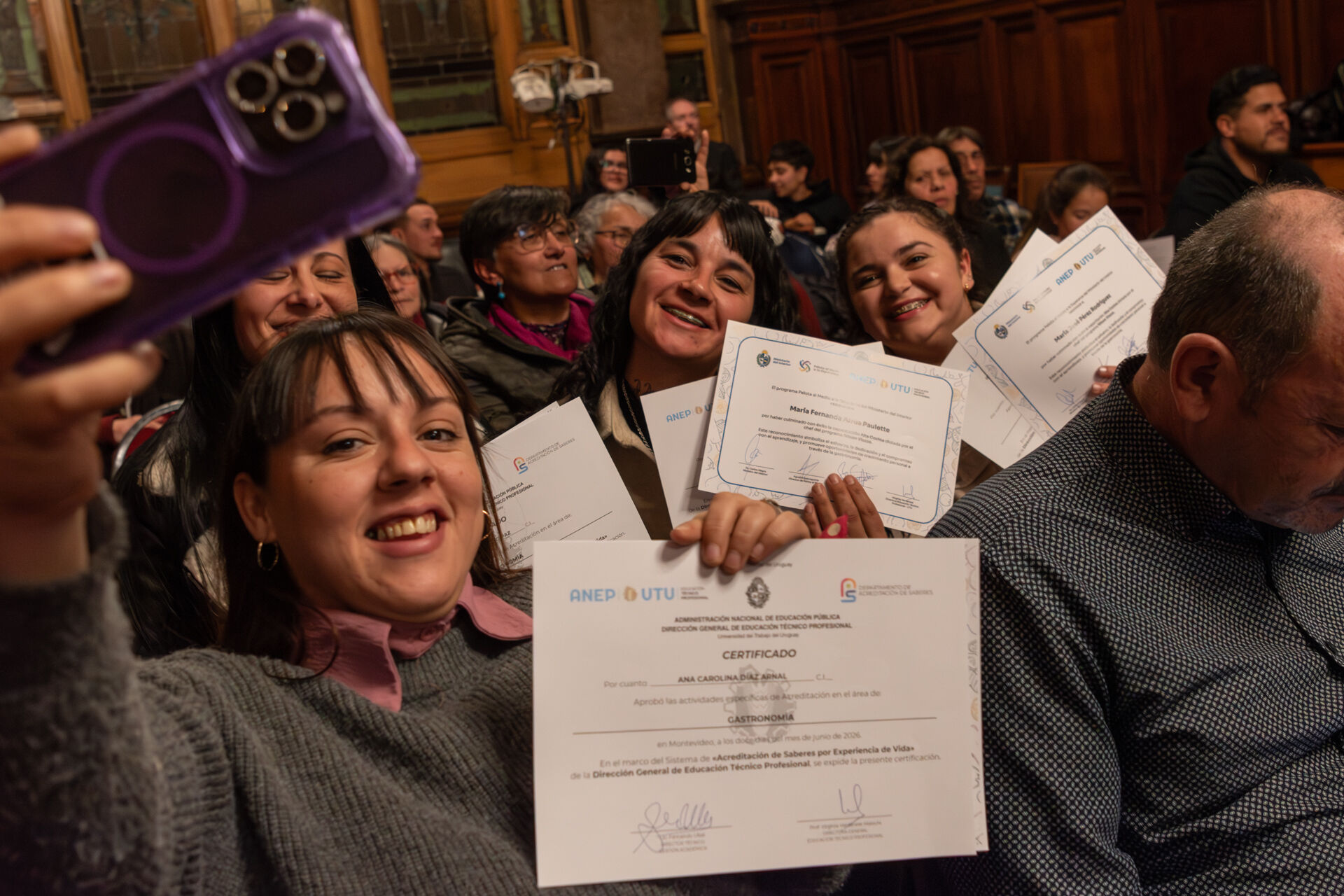 UTU entregó acreditaciones de saberes a participantes de la segunda edición del curso de Alta Cocina