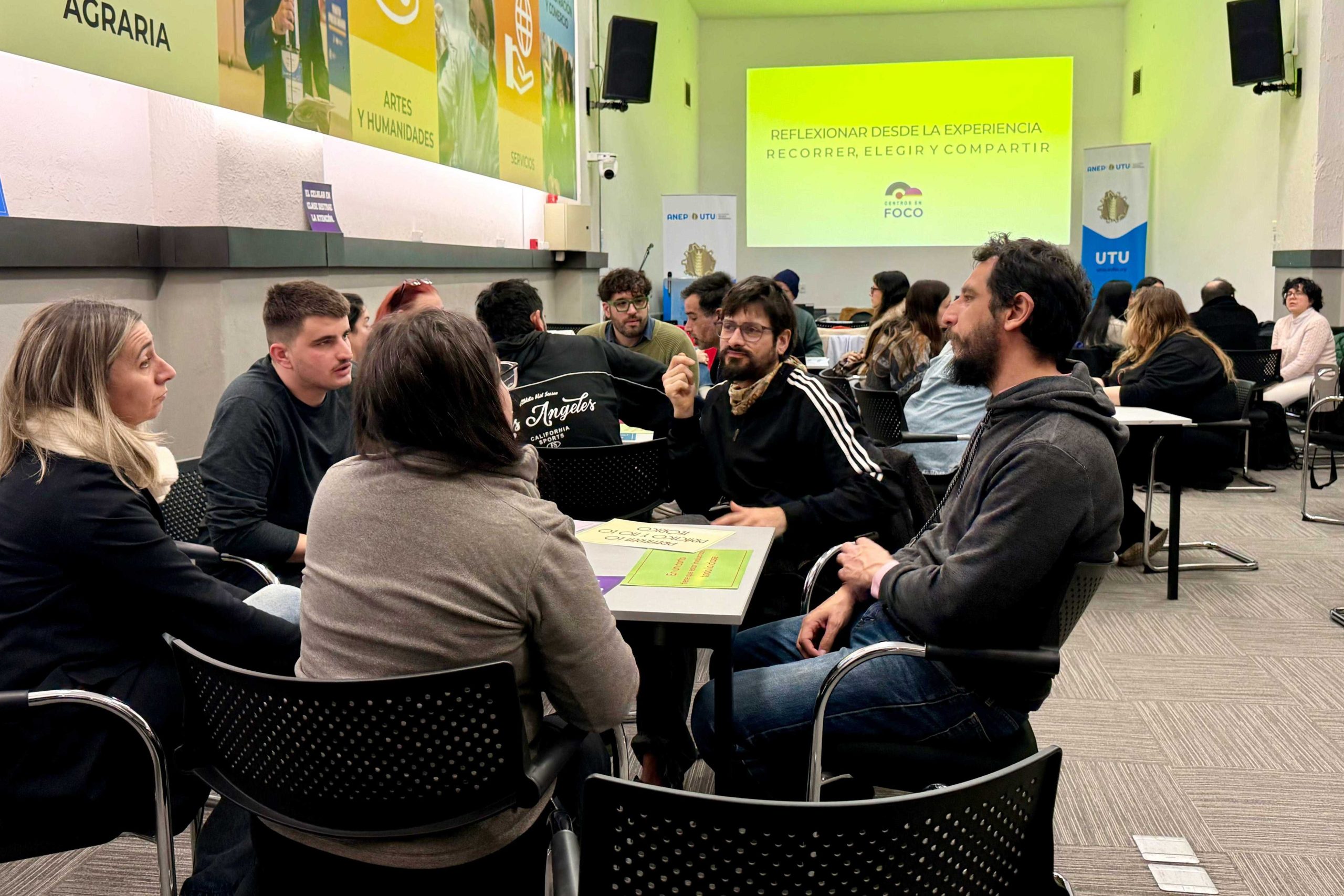 Docentes de Audiovisual participaron de una jornada de formación en UTU
